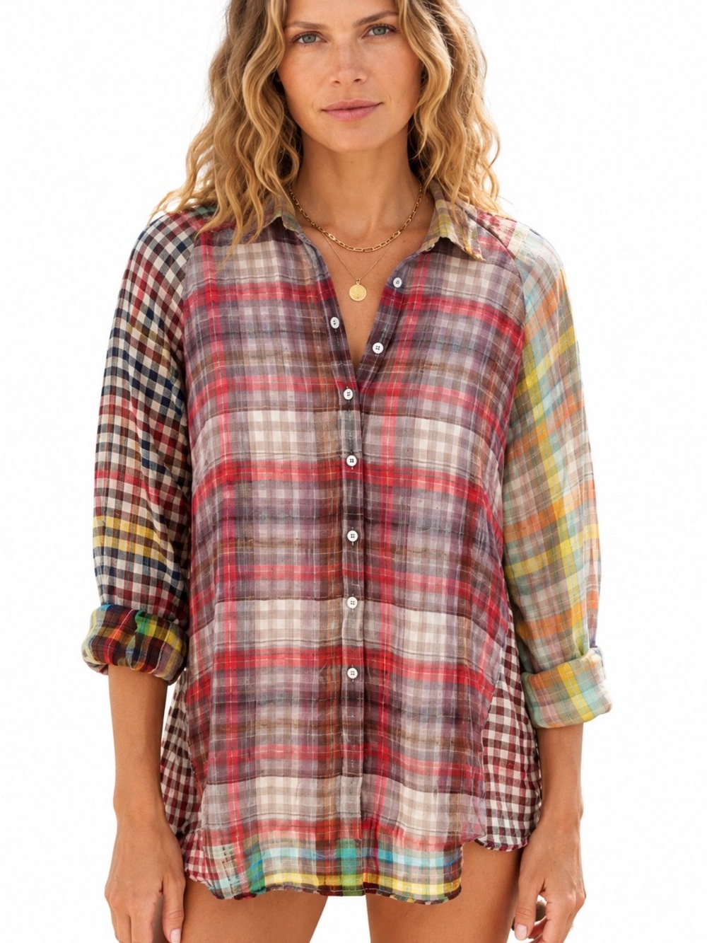 ARTISAN DE LUX ...Multicolor Checkered Casual button down Shirt